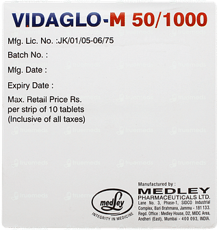 Vidaglo M 50/1000 Tablet 10