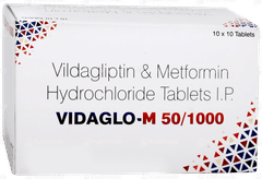 Vidaglo M 50/1000 Tablet 10 Vidaglo M 50/1000 Tablet 10