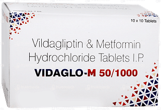 Vidaglo M 50/1000 Tablet 10