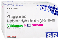 Vildamac M Sr 50/500 Tablet 10