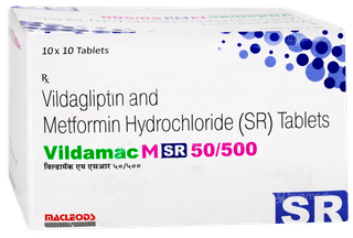 Vildamac M Sr 50/500 Tablet 10