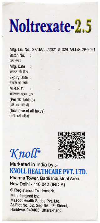 Noltrexate 2.5 Tablet 10