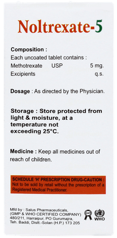Noltrexate 5 Tablet 10 Noltrexate 5 Tablet 10
