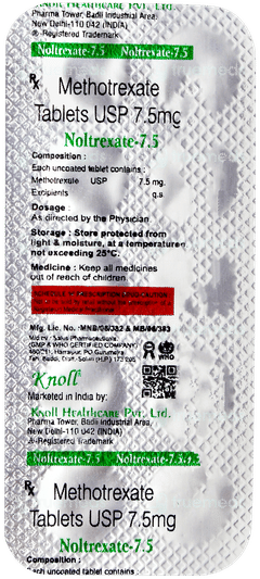 Noltrexate 7.5 Tablet 10