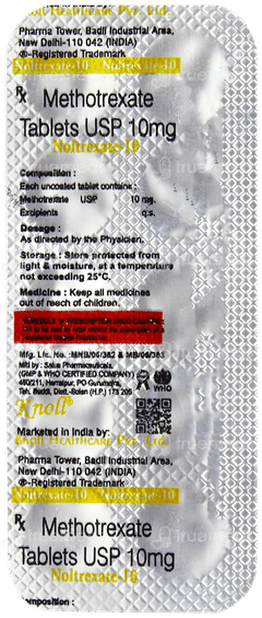 Noltrexate 10 Tablet 10 Noltrexate 10 Tablet 10