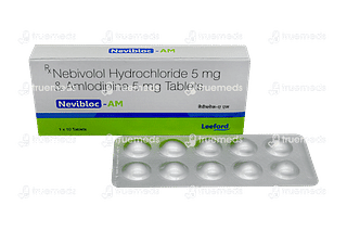 Nevibloc Am 5/5 MG Tablet 10