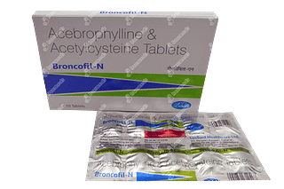 Broncofil N 100/600 MG Tablet 10