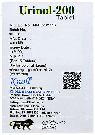 Urinol 200 Tablet 15