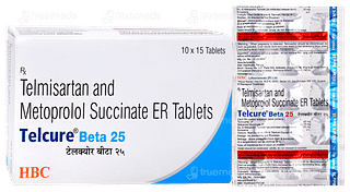Telcure Beta 25 Tablet 15