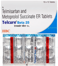 Telcure Beta 25 Tablet 15