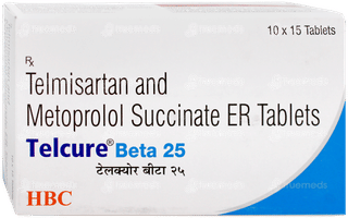 Telcure Beta 25 Tablet 15