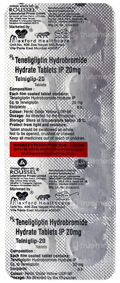 Telniglip 20 Tablet 10 Telniglip 20 Tablet 10
