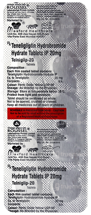 Telniglip 20 Tablet 10