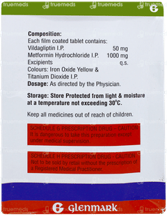 Galvamark Met 50mg/1000mg Tablet 15