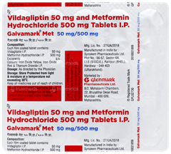 Galvamark Met 50mg/500mg Tablet 15