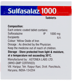 Sulfasalaz 1000 Tablet 15