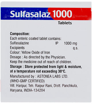 Sulfasalaz 1000 Tablet 15