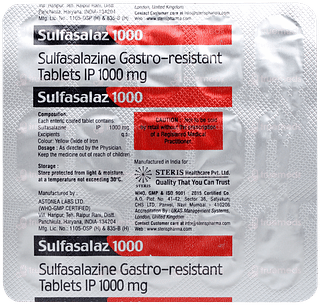 Sulfasalaz 1000 Tablet 15