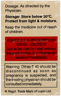 Dilnip T 40 Tablet 15