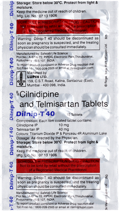 Dilnip T 40 Tablet 15