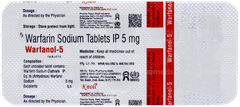 Warfanol 5 Tablet 10 Warfanol 5 Tablet 10