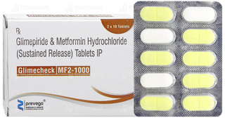Glimecheck Mf 2/1000 Tablet 10