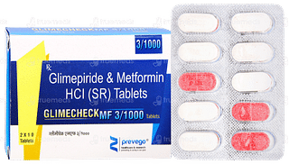 Glimecheck Mf 3/1000 Tablet Sr 10