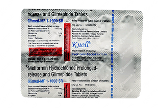 Glimed Mf 1/1000 MG Tablet Sr 10