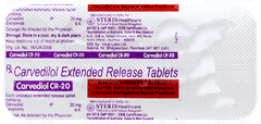 Carvediol Cr 20 Tablet 10 Carvediol Cr 20 Tablet 10