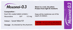 Moxonol 0.3 Tablet 10 Moxonol 0.3 Tablet 10