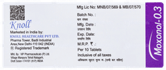 Moxonol 0.3 Tablet 10 Moxonol 0.3 Tablet 10