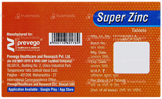 Super Zinc Tablet 14