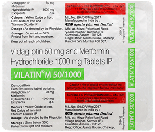 Vilatin M 50/1000 Tablet 15