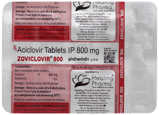Zoviclovir 800 Tablet 10