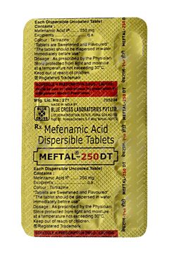 Meftal 250 Dt Tablet 10