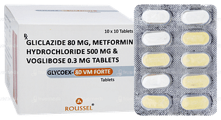 Glycoex 80 Vm Forte Tablet 10