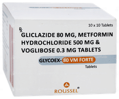 Glycoex 80 Vm Forte Tablet 10 Glycoex 80 Vm Forte Tablet 10