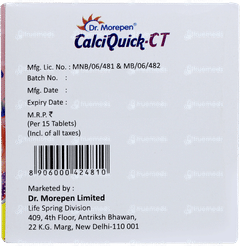 Calciquick Ct Tablet 15
