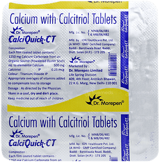 Calciquick Ct Tablet 15