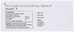 Atorstin F Tablet 10