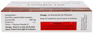 Lacosia 100mg Tablet 10