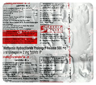 Endoformin G 2/500 MG Tablet 15