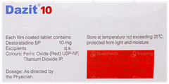 Dazit 10 Tablet 15 Dazit 10 Tablet 15