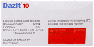 Dazit 10 Tablet 15