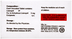 Lisupril 5 Tablet 15