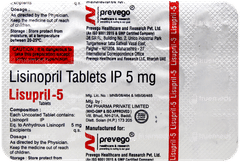 Lisupril 5 Tablet 15
