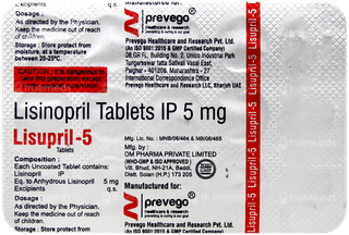 Lisupril 5 Tablet 15