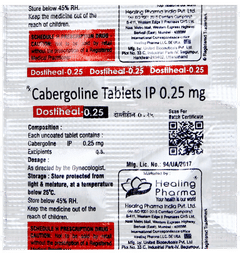 Dostiheal 0.25 Tablet 4