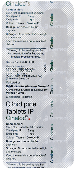 Cinaloc 5 Tablet 10