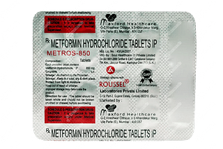 Metros 850 MG Tablet 10